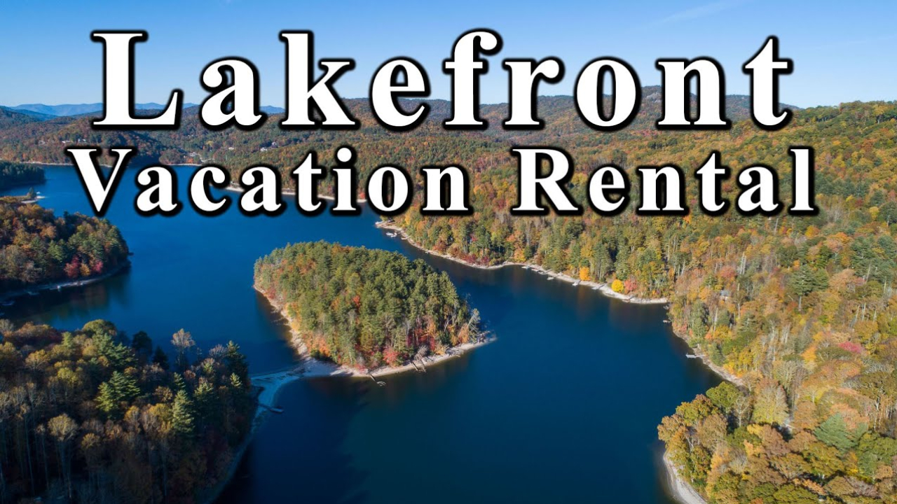 Red Bear Cabin, Lakefront on Lake Glenville NC