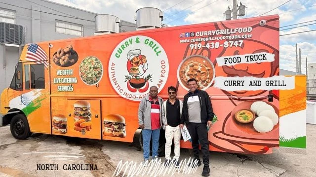 Curry & Grill Food Truck in North Carolina — Indian Street Food with Southern Soul